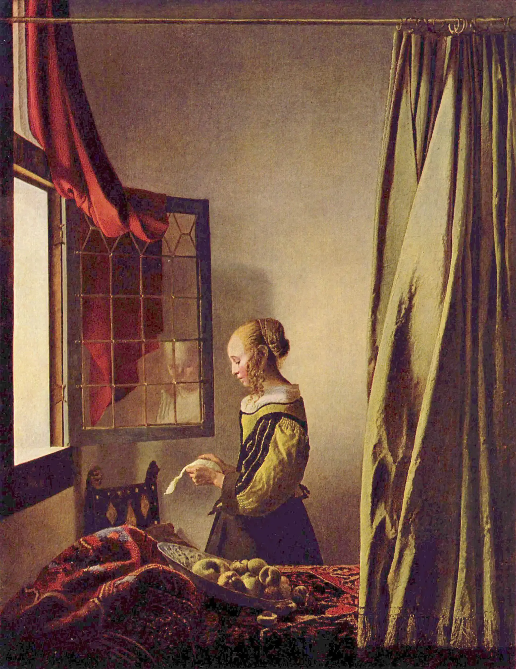 Vermeer: Girl Reading a Letter at an Open Window